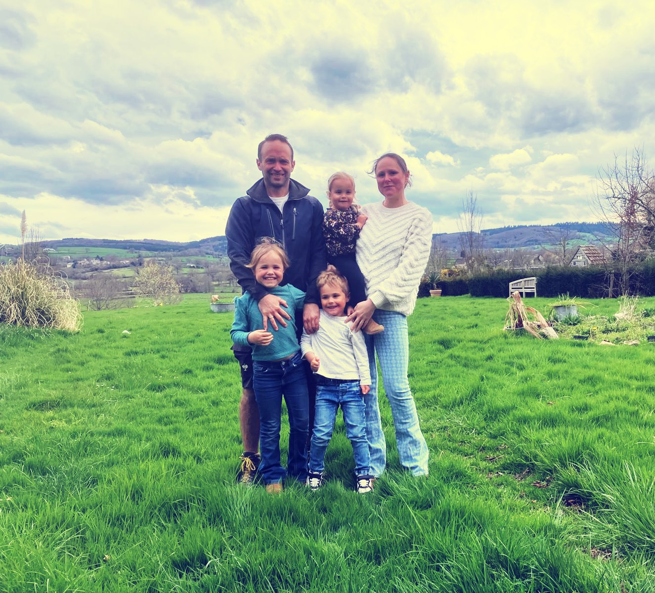 Famille De Graaf-Verhoek à Pionsat en Auvergne